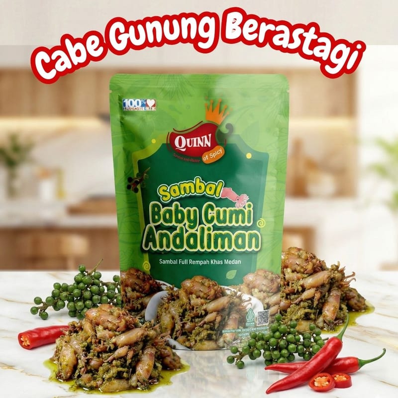 Sambal Baby Cumi Andaliman (Pouch)